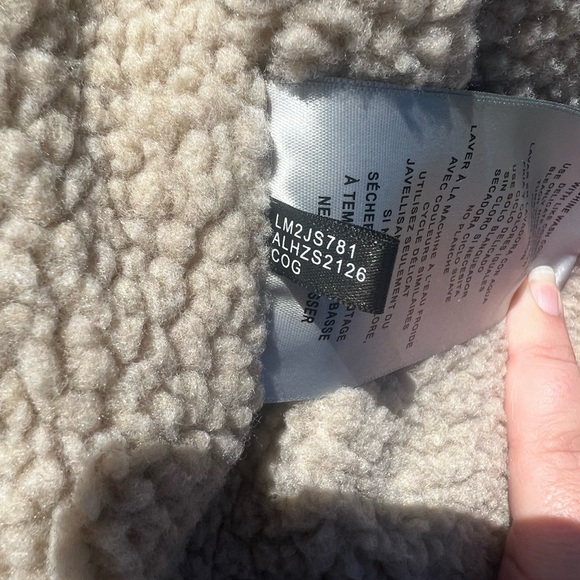 Men's Levi's® Faux Suede Aviator Bomber Jacket with Sherpa Size Small - Picture 7 of 8